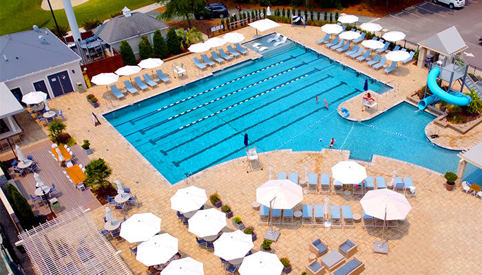 Pool umbrellas for club|||||