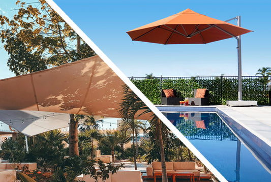 shade sail vs umbrella||shade sail|shade sail vs umbrella